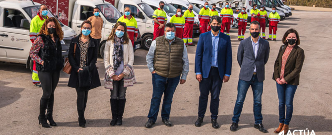 Alzira minimiza las emisiones de dióxido de carbono con la nueva flota de vehículos para el mantenimiento de parques y jardines