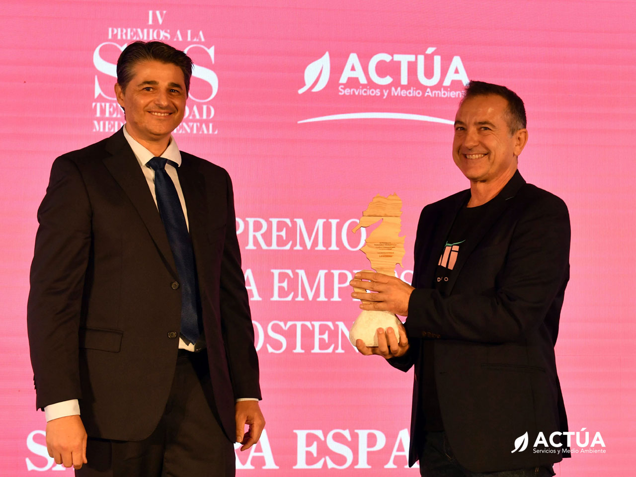 Actúa entrega el premio a la ‘Iniciativa empresarial para la sostenibilidad’ a Salinera Española