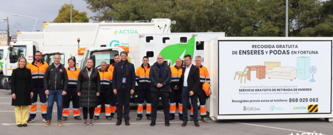 Actúa incorpora una nueva flota más eficiente y sostenible para la recogida de residuos en Fortuna