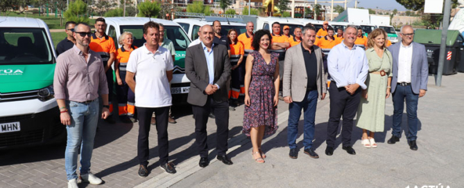 La flota de limpieza viaria, recogida de residuos y mantenimiento de zonas verdes de Alcantarilla será totalmente sostenible