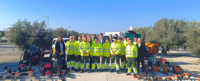 Actúa incrementa el número de profesionales que cuidan de los espacios verdes de Villajoyosa