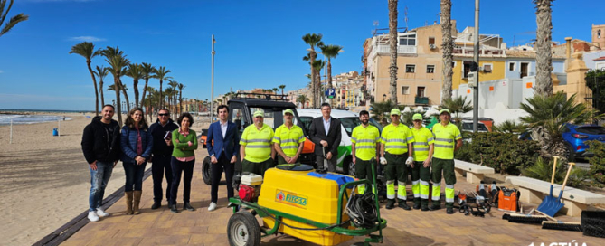 Actúa reforzará la limpieza de todas las playas y calas de Villajoyosa