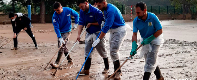 Actúa refuerza el dispositivo desplegado en Algemesí para intensificar los trabajos de emergencia tras la DANA