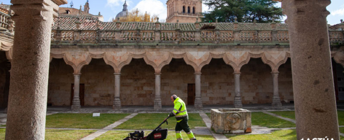 Las zonas verdes de la Universidad de Salamanca seguirán contando con un servicio integral y sostenible