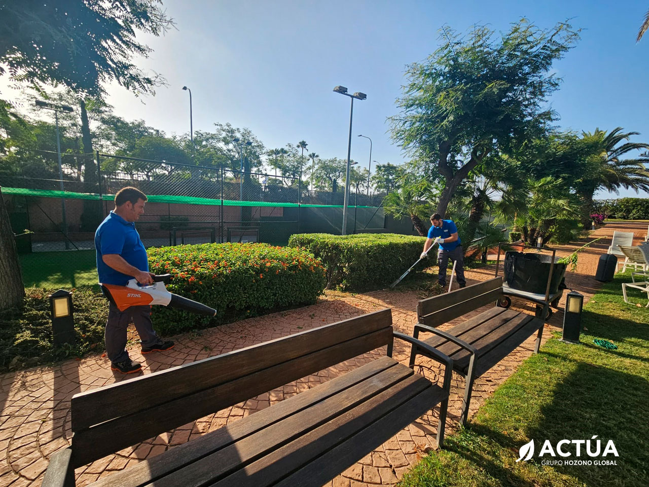 Actúa apuesta por un modelo sostenible de mantenimiento en espacios turísticos de calidad Actúa apuesta por un modelo sostenible de mantenimiento en espacios turísticos de calidad