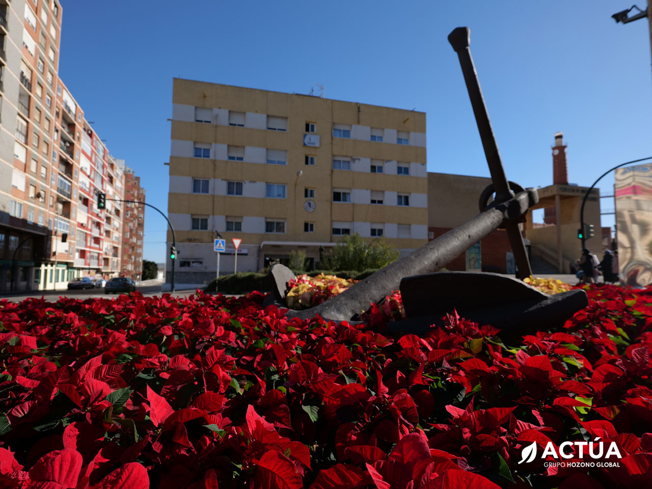 Cartagena se llena de color esta Navidad con 30.000 plantas y decoración sostenible
