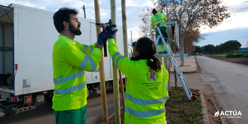 El Ayuntamiento de Cartagena plantará más de 90 árboles en La Aparecida, La Palma y Pozo Estrecho