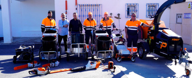 Carboneras refuerza su servicio de limpieza y mantenimiento con nueva maquinaria más eficiente y sostenible