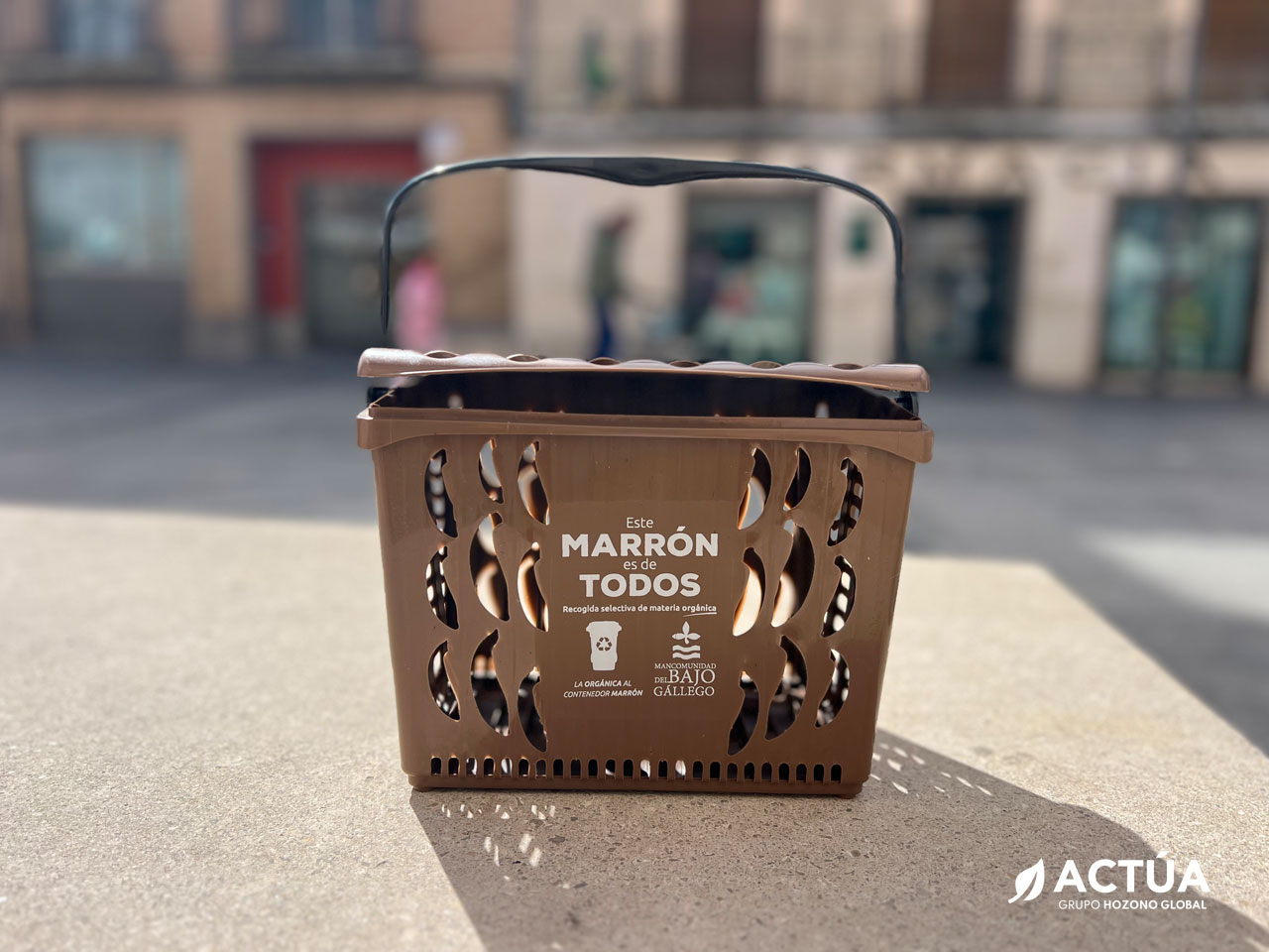 La Mancomunidad del Bajo Gállego pone en marcha la recogida de la fracción orgánica con la implantación del quinto contenedor La Mancomunidad del Bajo Gállego pone en marcha la recogida de la fracción orgánica con la implantación del quinto contenedor