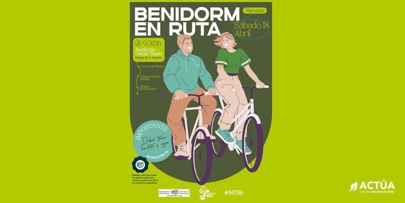 Benidorm impulsa la concienciación ambiental con “Benidorm en ruta”, una iniciativa para poner en valor la biodiversidad urbana