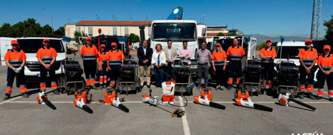 Vegas del Genil refuerza su servicio de limpieza viaria con nueva maquinaria y más personal