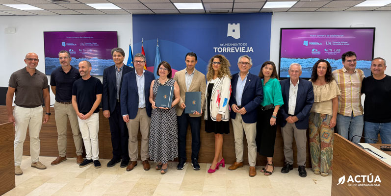 La Universidad de Alicante y Actúa presentan un máster para formar a los profesionales que gestionarán las ciudades del futuro