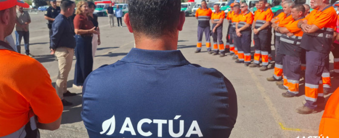 La nueva Brigada de Acción Urbana refuerza el servicio de limpieza viaria en Alcantarilla