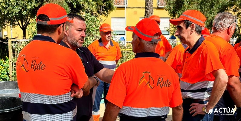 Rute estrena un nuevo servicio integral de limpieza viaria y zonas verdes